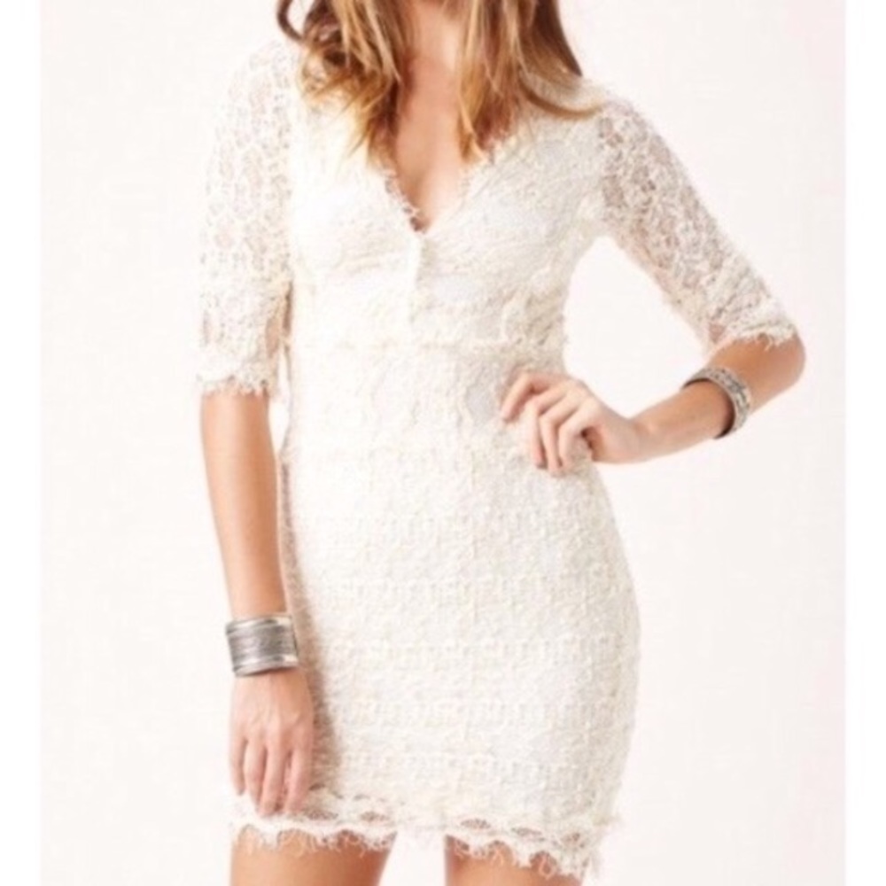 Free People Nightcap Florence Lace Dress | Bridal Graduation | Size S